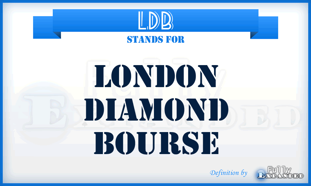 LDB - London Diamond Bourse