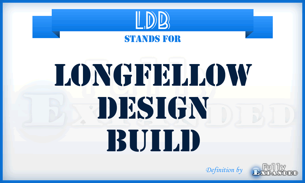 LDB - Longfellow Design Build