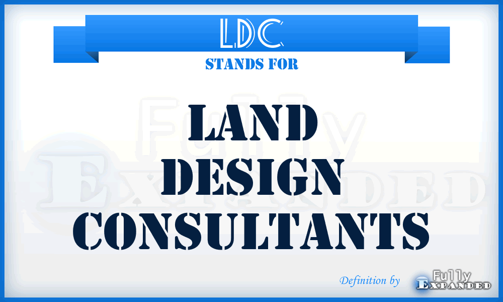 LDC - Land Design Consultants