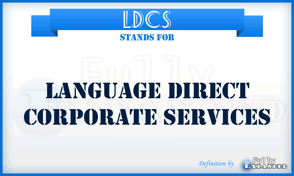 LDCS - Language Direct Corporate Services