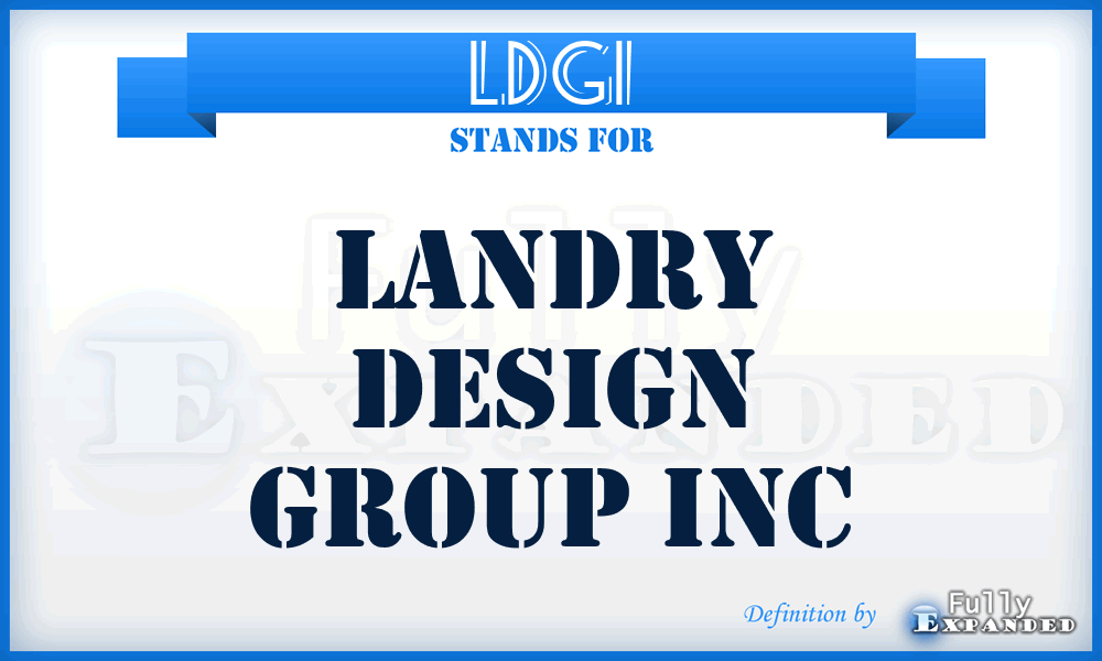 LDGI - Landry Design Group Inc