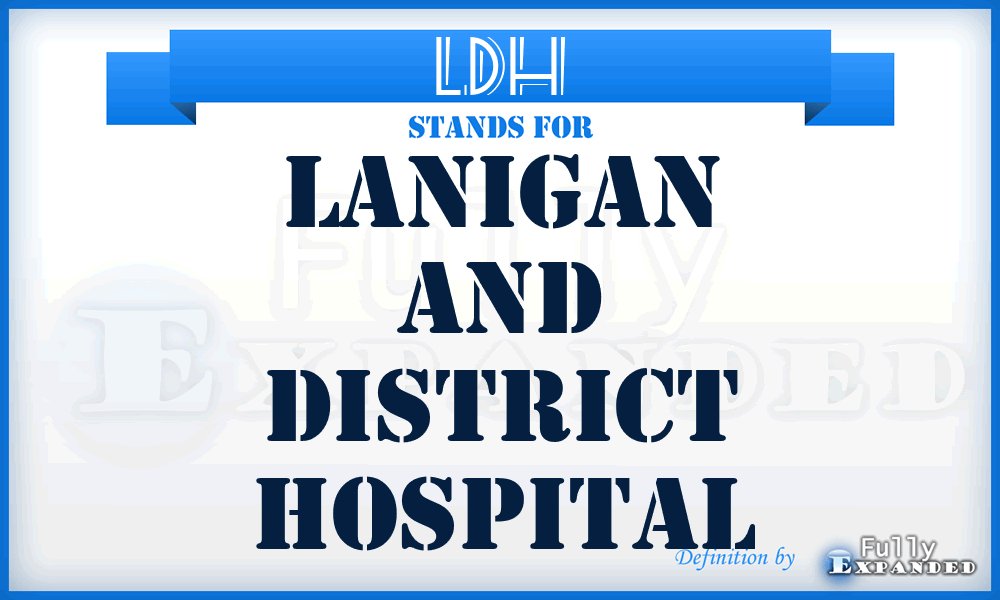 LDH - Lanigan and District Hospital