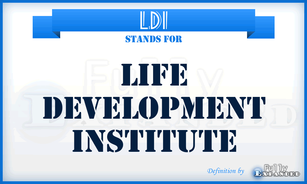 LDI - Life Development Institute