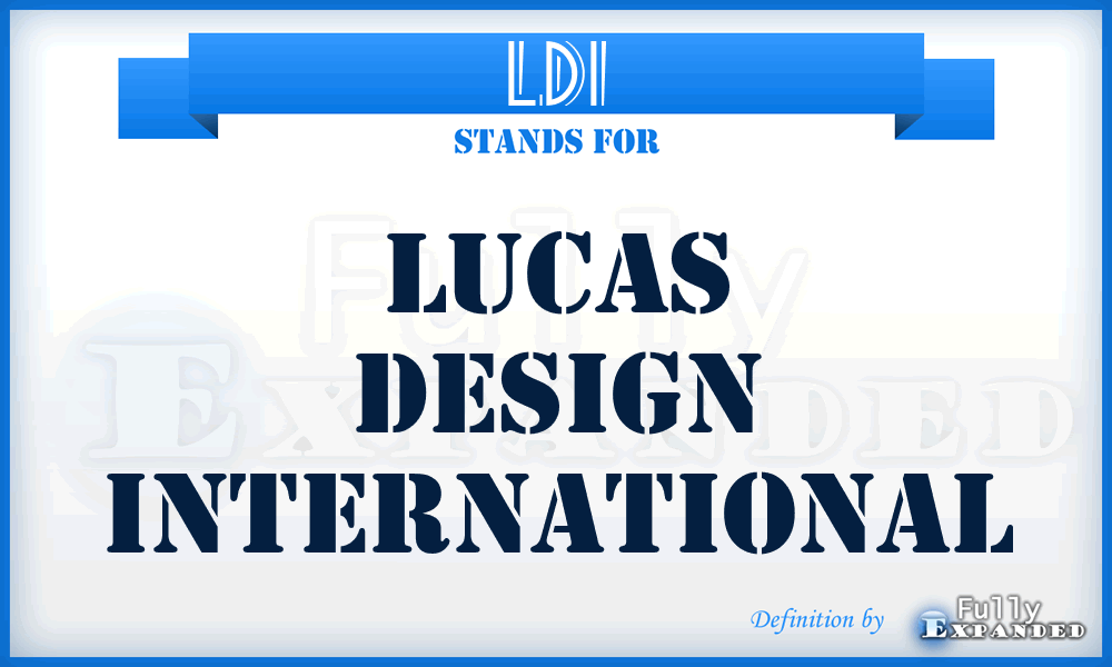 LDI - Lucas Design International