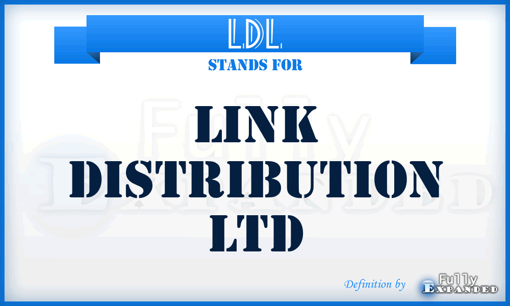 LDL - Link Distribution Ltd