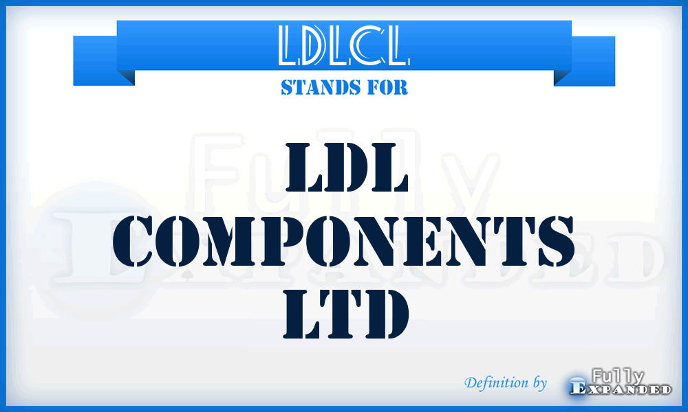 LDLCL - LDL Components Ltd