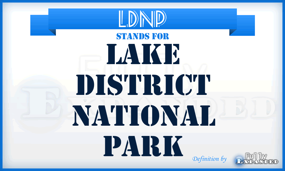LDNP - Lake District National Park