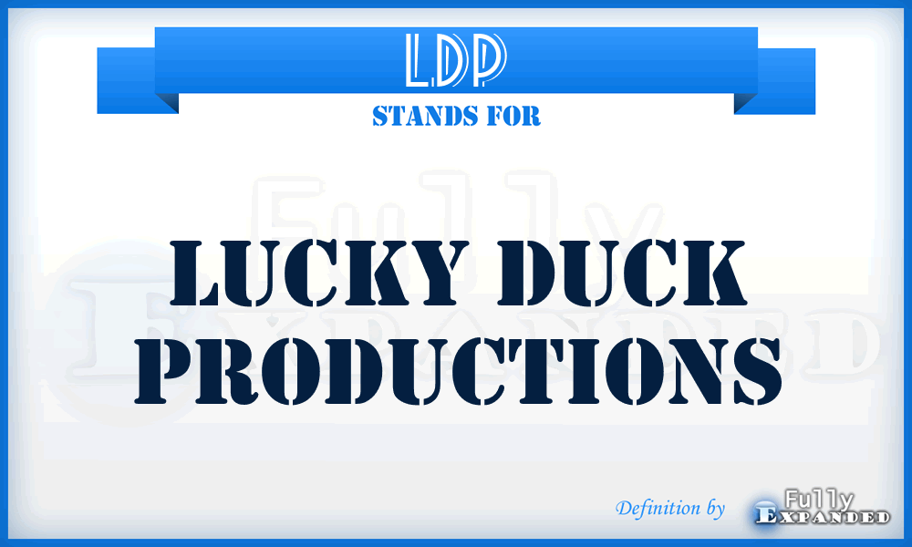 LDP - Lucky Duck Productions
