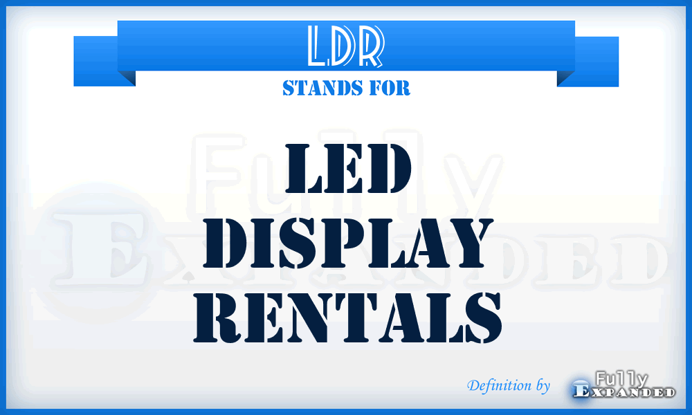 LDR - Led Display Rentals