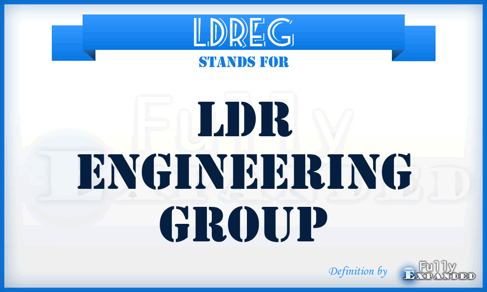 LDREG - LDR Engineering Group