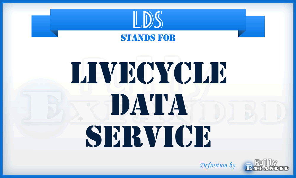 LDS - LiveCycle Data Service