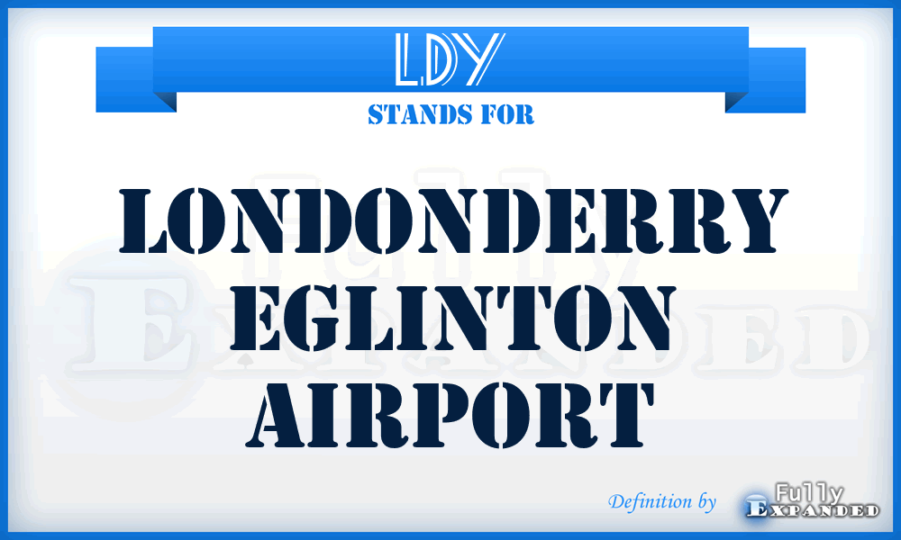 LDY - Londonderry Eglinton airport