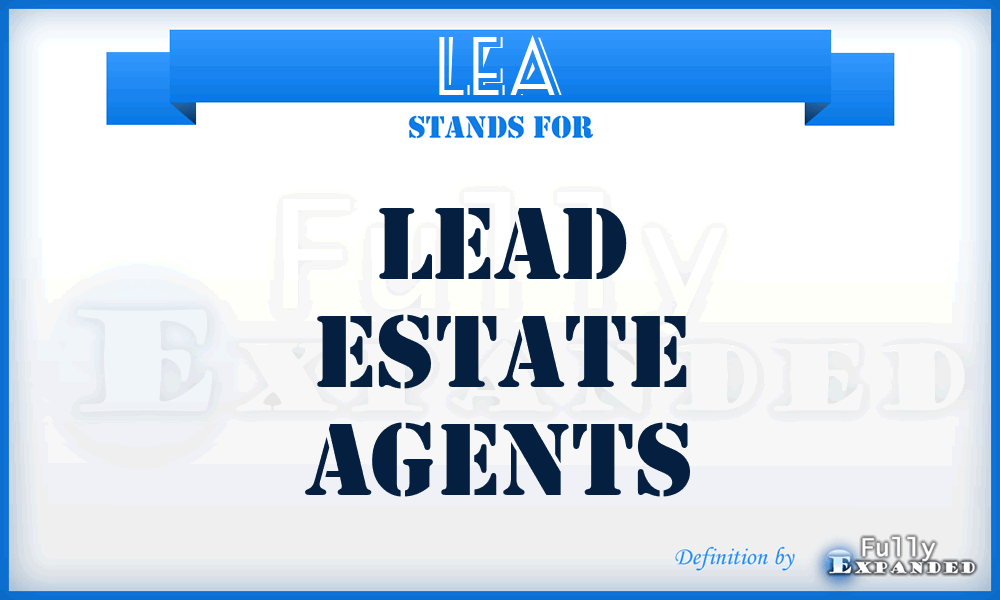 LEA - Lead Estate Agents