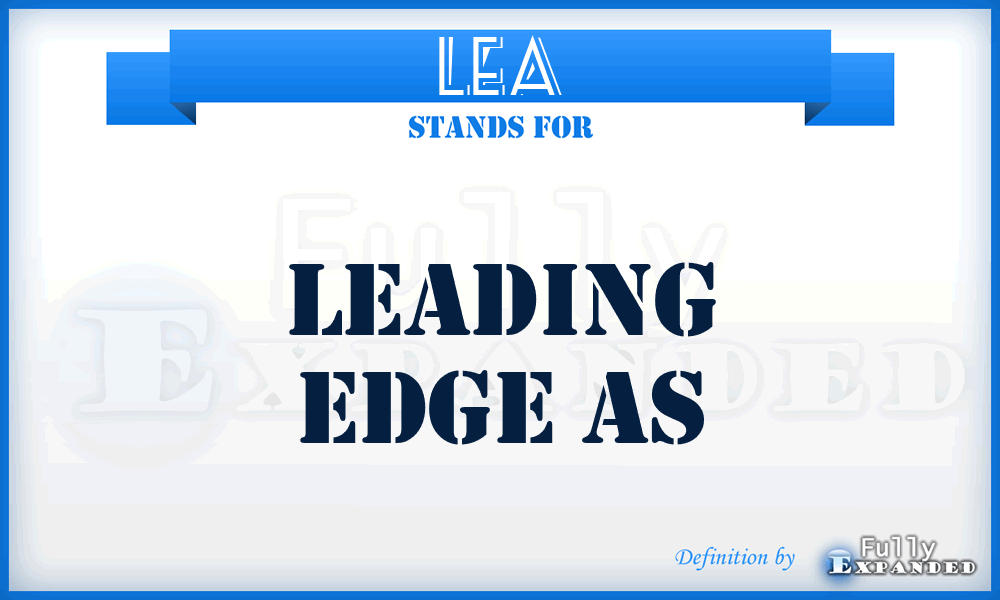 LEA - Leading Edge As