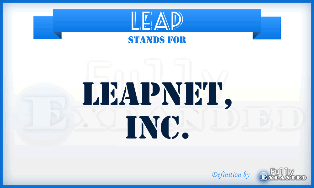 LEAP - Leapnet, Inc.