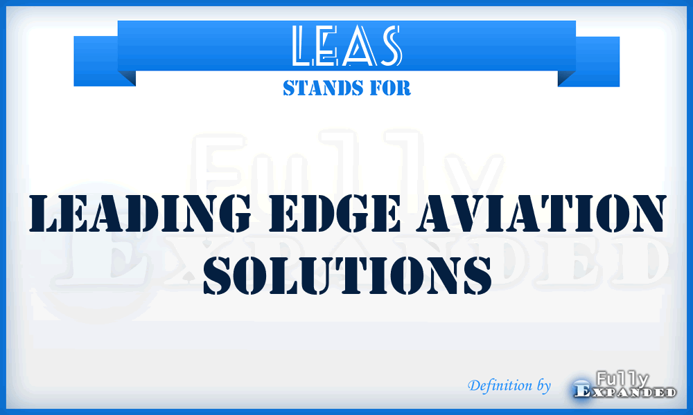 LEAS - Leading Edge Aviation Solutions