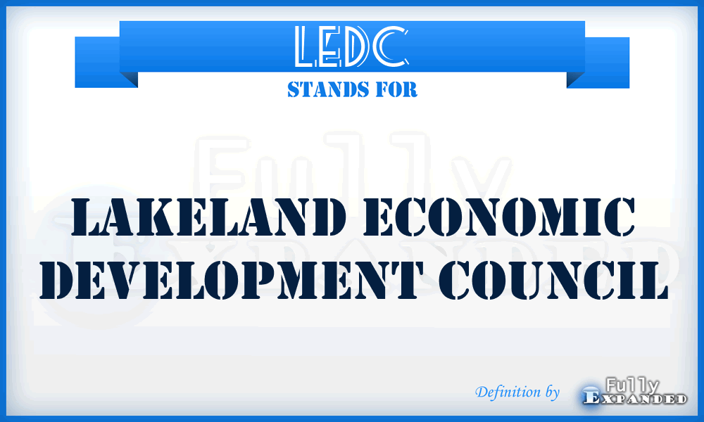 LEDC - Lakeland Economic Development Council