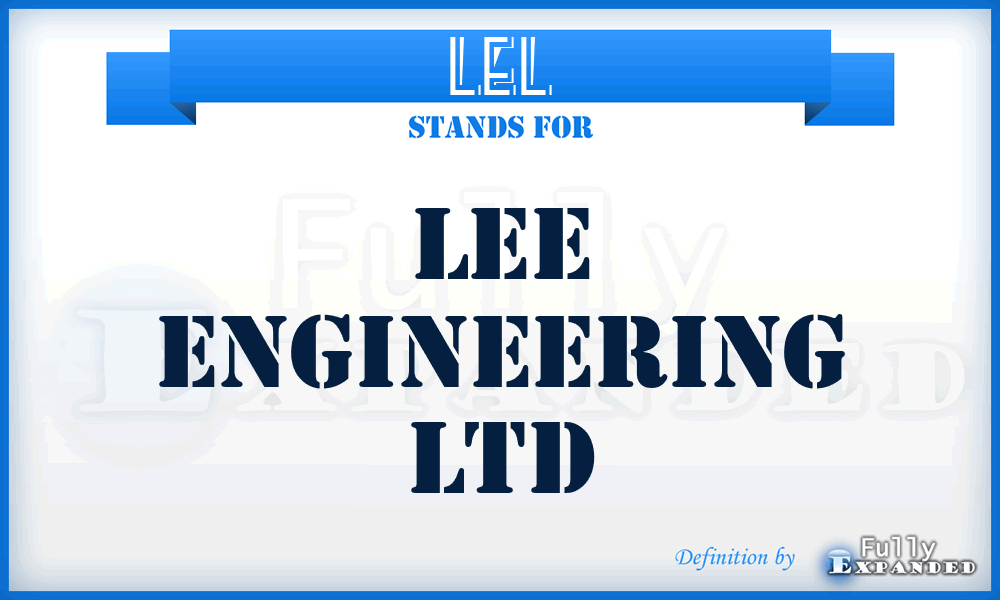 LEL - Lee Engineering Ltd