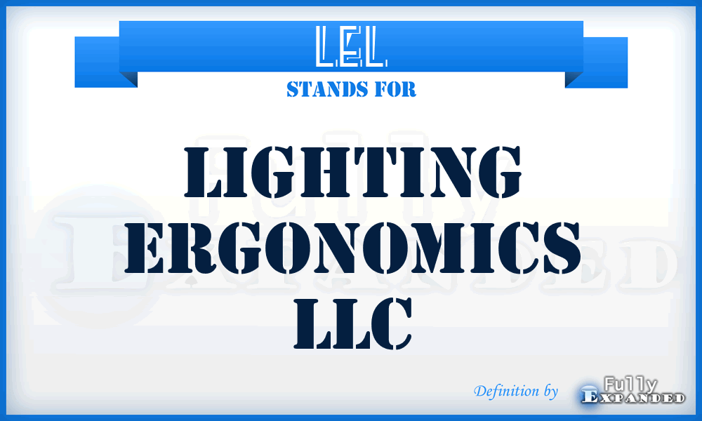 LEL - Lighting Ergonomics LLC