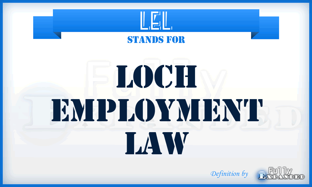 LEL - Loch Employment Law