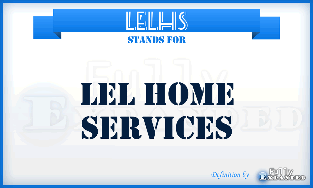 LELHS - LEL Home Services