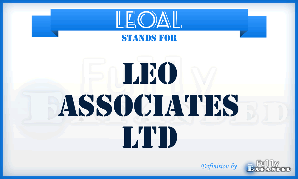LEOAL - LEO Associates Ltd