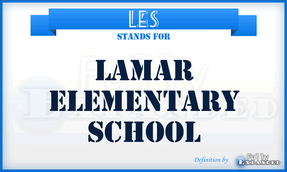 LES - Lamar Elementary School
