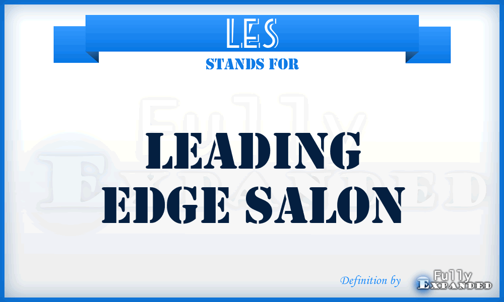 LES - Leading Edge Salon