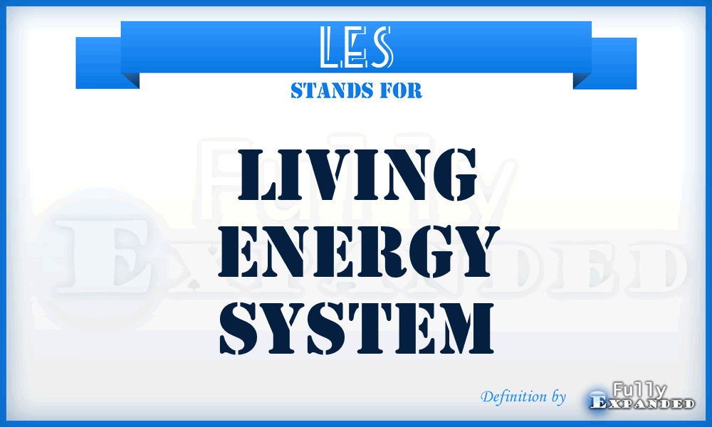 LES - Living Energy System