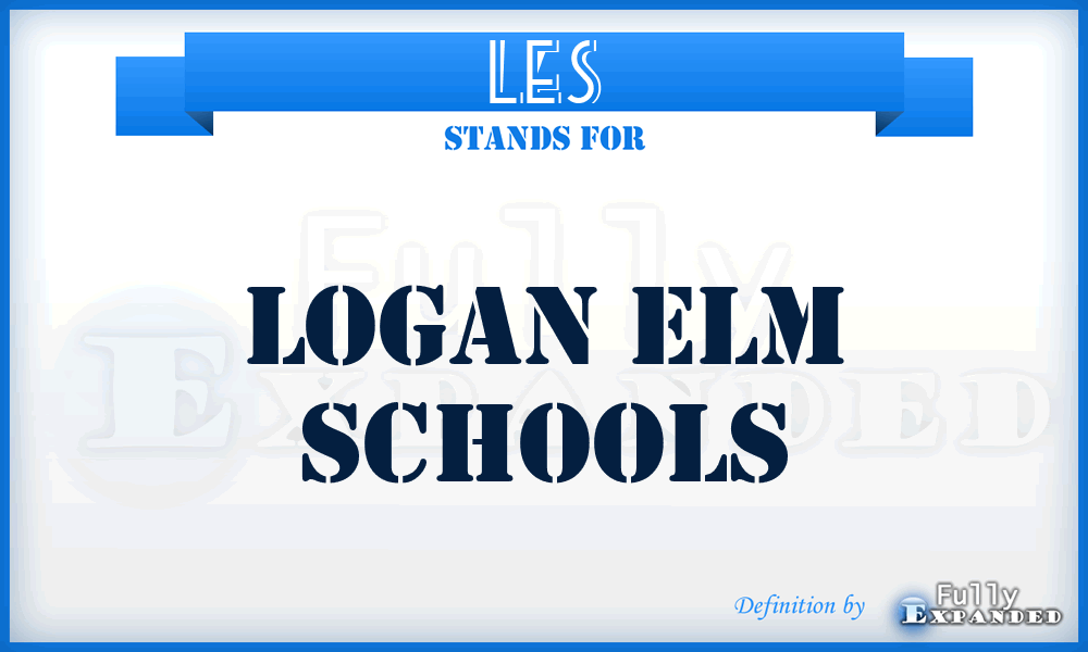 LES - Logan Elm Schools