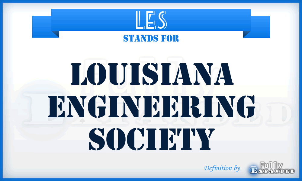 LES - Louisiana Engineering Society