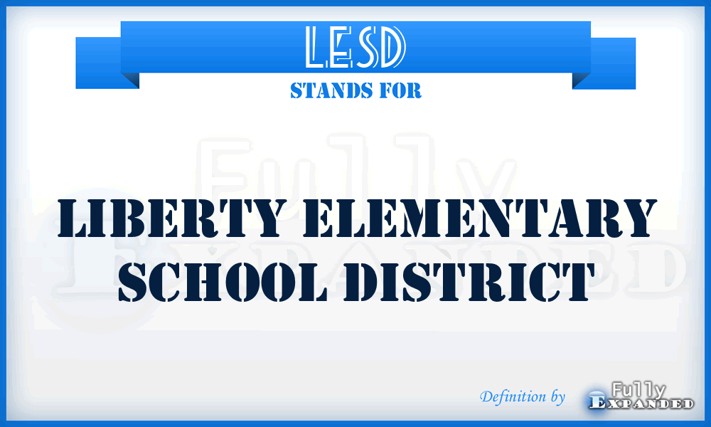 LESD - Liberty Elementary School District