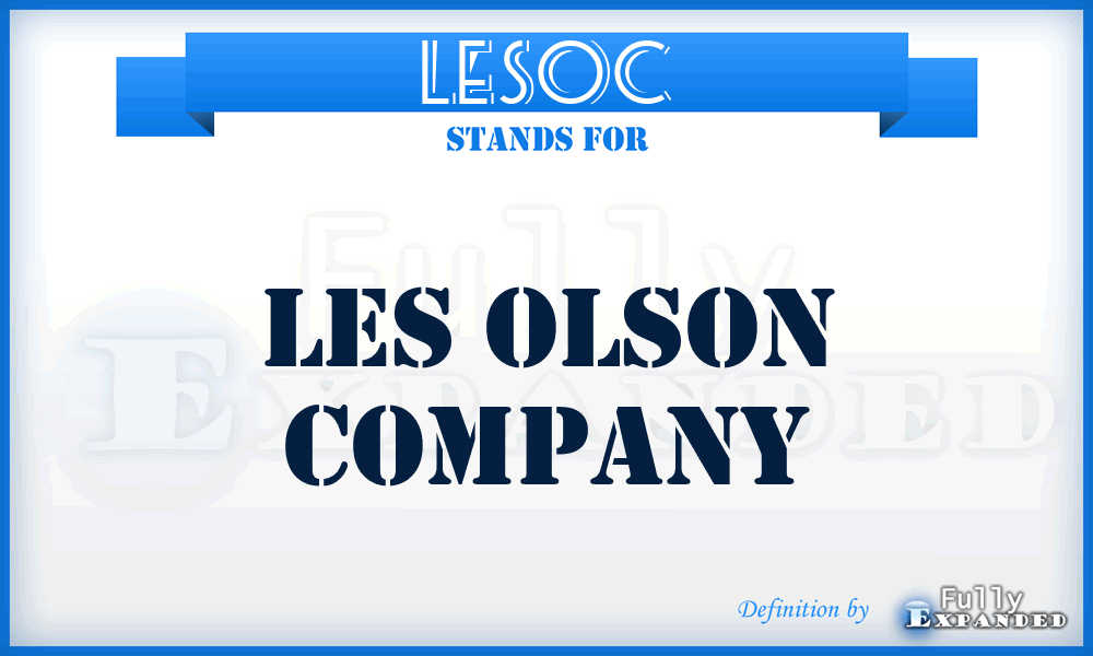 LESOC - LES Olson Company