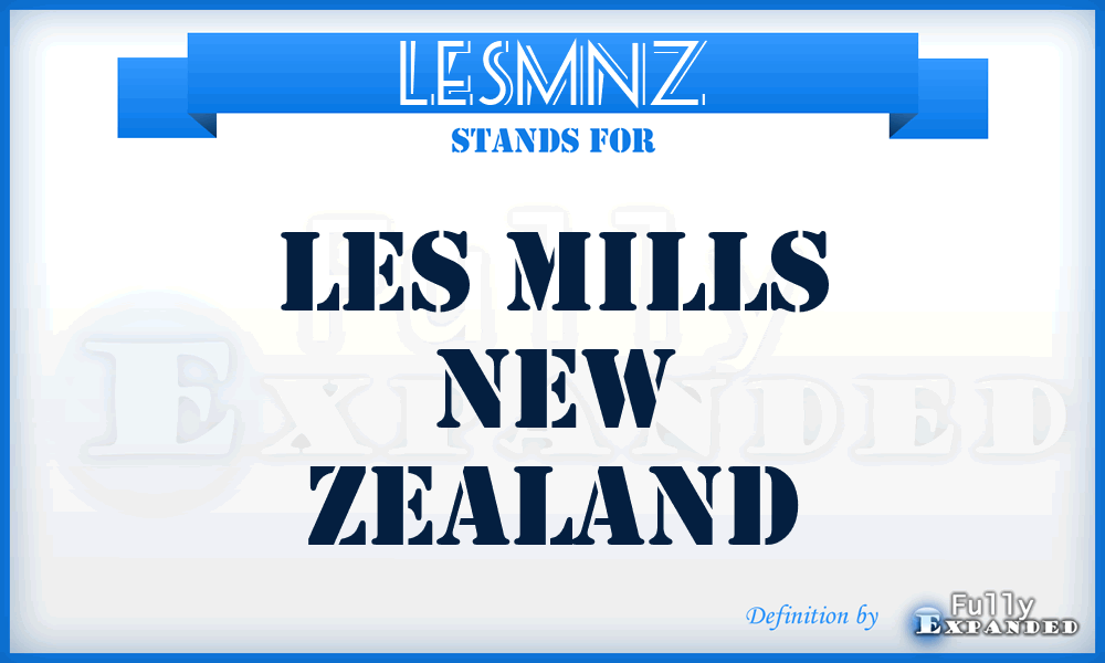 LESMNZ - LES Mills New Zealand