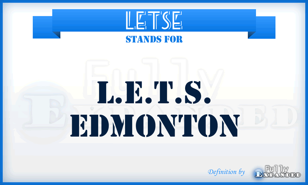 LETSE - L.E.T.S. Edmonton