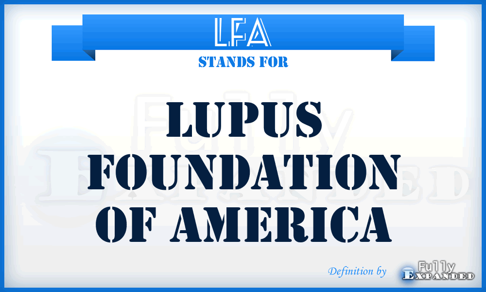LFA - Lupus Foundation of America