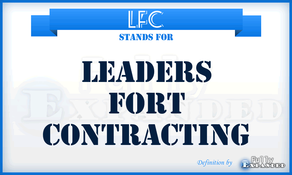 LFC - Leaders Fort Contracting