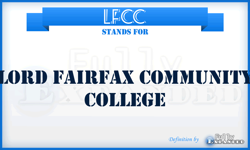 LFCC - Lord Fairfax Community College