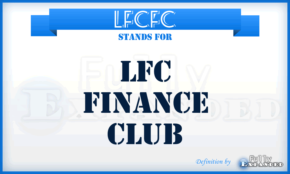 LFCFC - LFC Finance Club