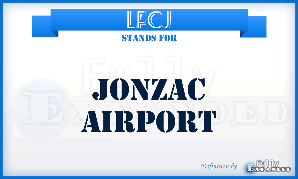 LFCJ - Jonzac airport