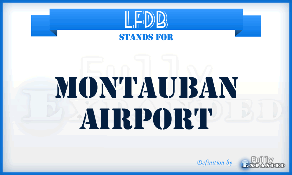 LFDB - Montauban airport