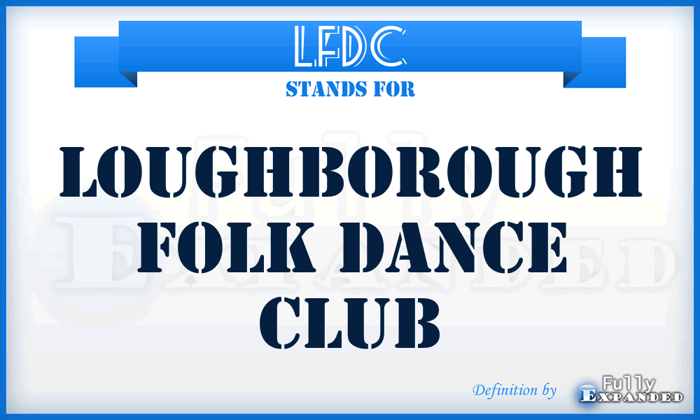 LFDC - Loughborough Folk Dance Club