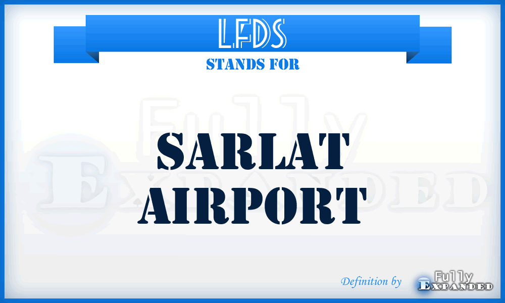 LFDS - Sarlat airport