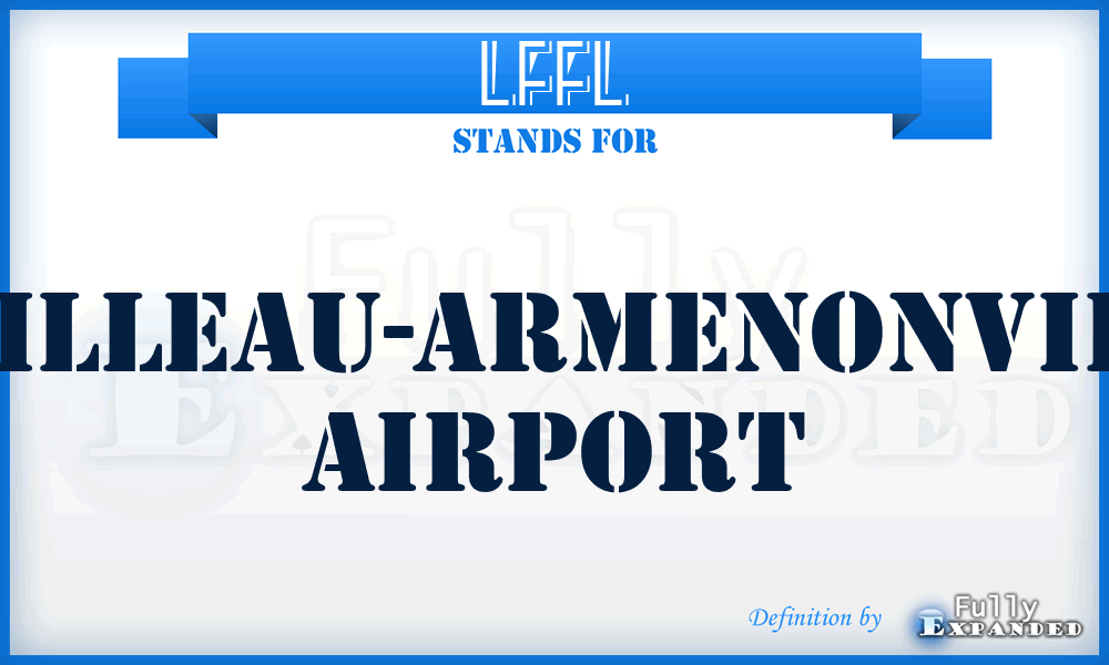 LFFL - Bailleau-Armenonville airport