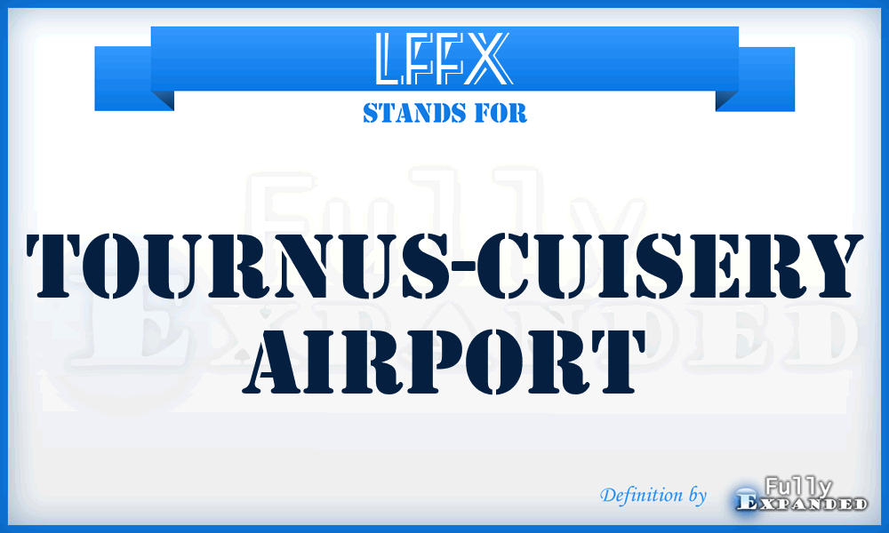 LFFX - Tournus-Cuisery airport
