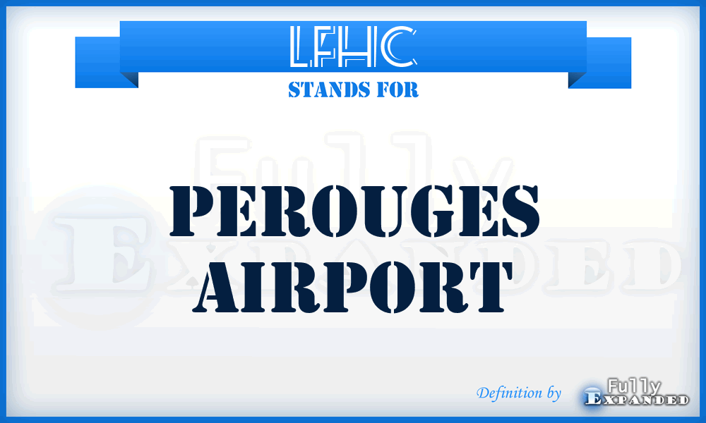 LFHC - Perouges airport