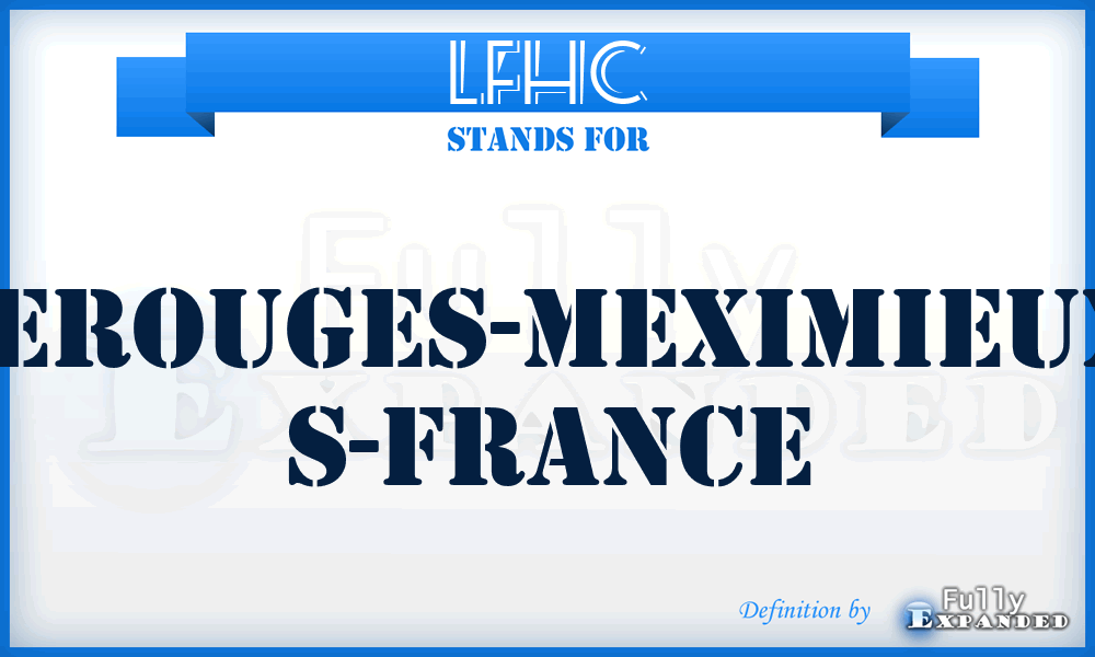 LFHC - Perouges-Meximieux, S-France