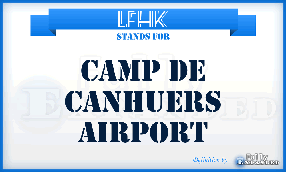 LFHK - Camp De Canhuers airport