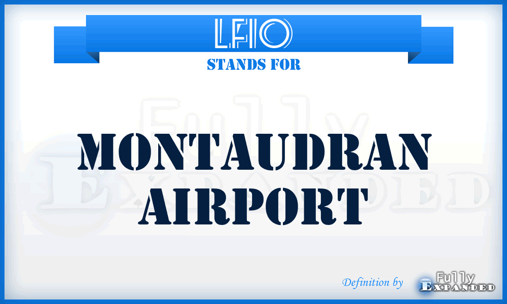 LFIO - Montaudran airport