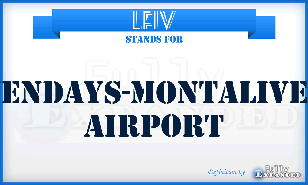 LFIV - Vendays-Montalivet airport